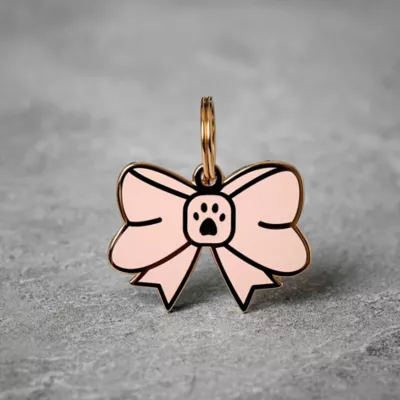 Product Two Tails Pet Company Bow Pet ID Tag