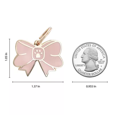 Product Two Tails Pet Company Bow Pet ID Tag