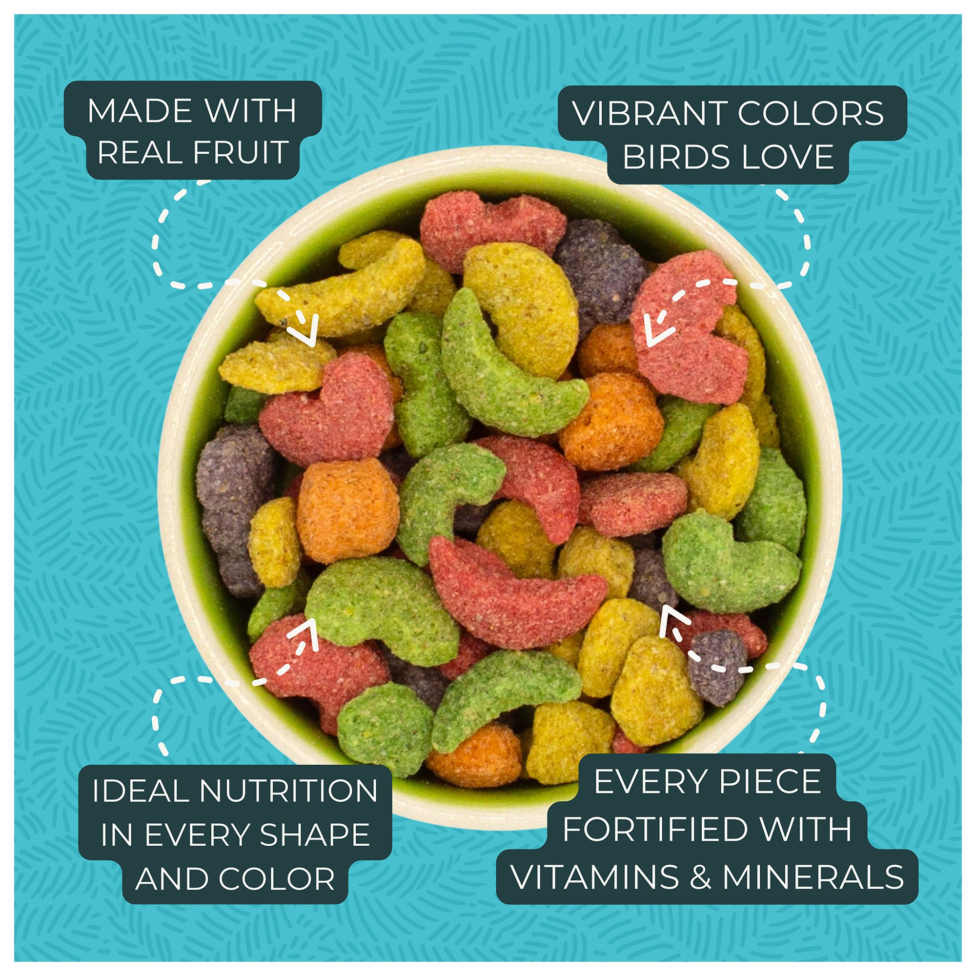 ZuPreem FruitBlend for Medium and Large Birds - Fruit-Flavored Pellets - thumbnail 7