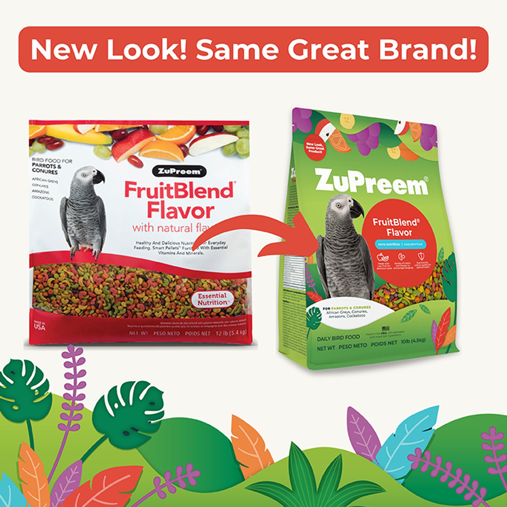 ZuPreem FruitBlend for Medium and Large Birds - Fruit-Flavored Pellets - thumbnail 10