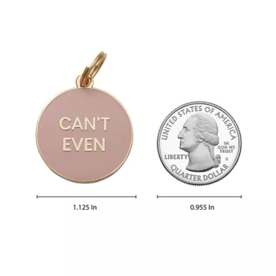 Product Two Tails Pet Company 'Can't Even' Pet ID Tag