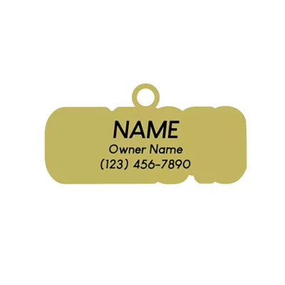 Product Two Tails Pet Company Spoiled Pet ID Tag