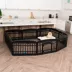 IRIS, Exercise 10-Panel Pet Playpen with Door, Dog Plastic Exercise Pen image thumbnail 3
