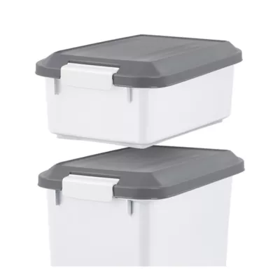 Product IRIS, Airtight Pet Food Container - Dog & Cat Food Storage Bin - Treat Box with Scoop