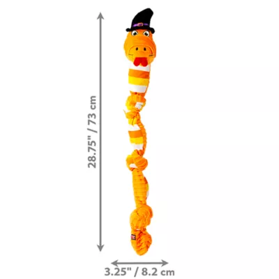 Product KONG® Halloween 3 Knots Snake Dog Toy