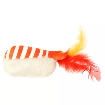 Product Meowland Sushi Catnip Plush w/ Feathers Cat Toy