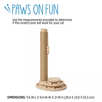 Product Whisker City® Scratching Post and Duo Ball Track