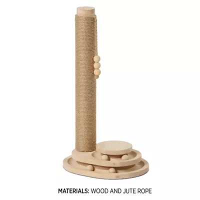 Product Whisker City® Scratching Post and Duo Ball Track