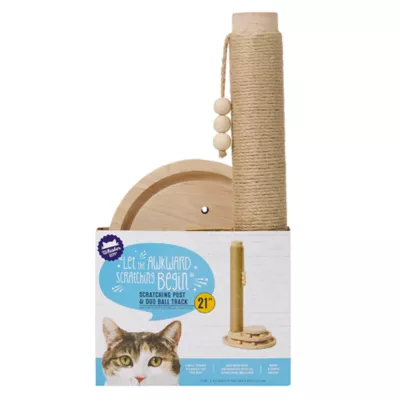 Product Whisker City® Scratching Post and Duo Ball Track