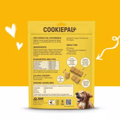 Product Cookie Pal Peanut Butter Biscuit Dog Treat 10 OZ