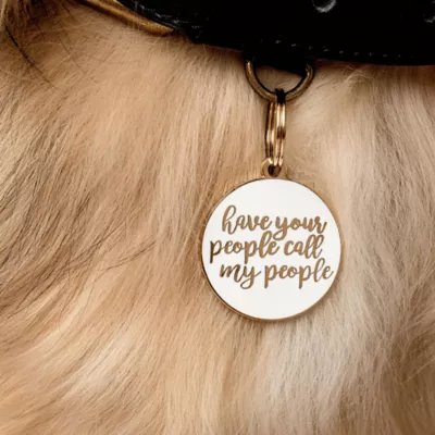 Product Two Tails Pet Company 'Have Your People Call My People' Pet ID Tag