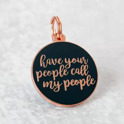 Product Two Tails Pet Company 'Have Your People Call My People' Pet ID Tag