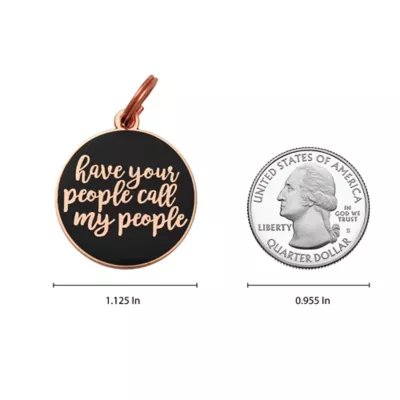 Product Two Tails Pet Company 'Have Your People Call My People' Pet ID Tag