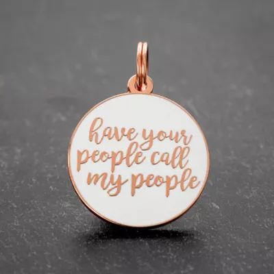 Product Two Tails Pet Company 'Have Your People Call My People' Pet ID Tag
