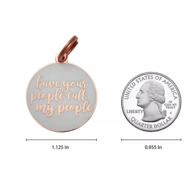 Product Two Tails Pet Company 'Have Your People Call My People' Pet ID Tag