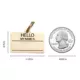 Product Two Tails Pet Company 'Hello My Name Is' Pet ID Tag
