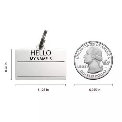 Product Two Tails Pet Company 'Hello My Name Is' Pet ID Tag