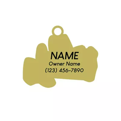 Product Two Tails Pet Company Howdy Pet ID Tag