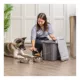 Product IRIS, 30 Lbs. Airtight Pet Food Container - Dog & Cat Food Storage Bin with Scoop