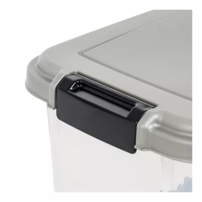 Product IRIS, 37.5 Lbs. Airtight Pet Food Container - Dog & Cat Food Storage Bin with Scoop