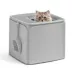 IRIS, Premium Top Entry Cat Litter Box with Scoop - Enclosed Square Design, Gray image thumbnail 1