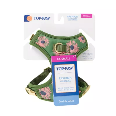 Product Top Paw® Green Floral Harness