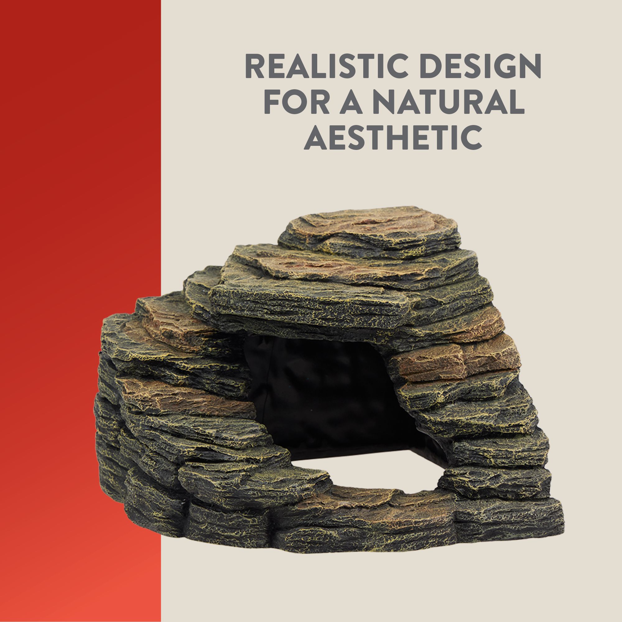 Thrive Rainforest Cave - Reptile Hide Decor - thumbnail 4