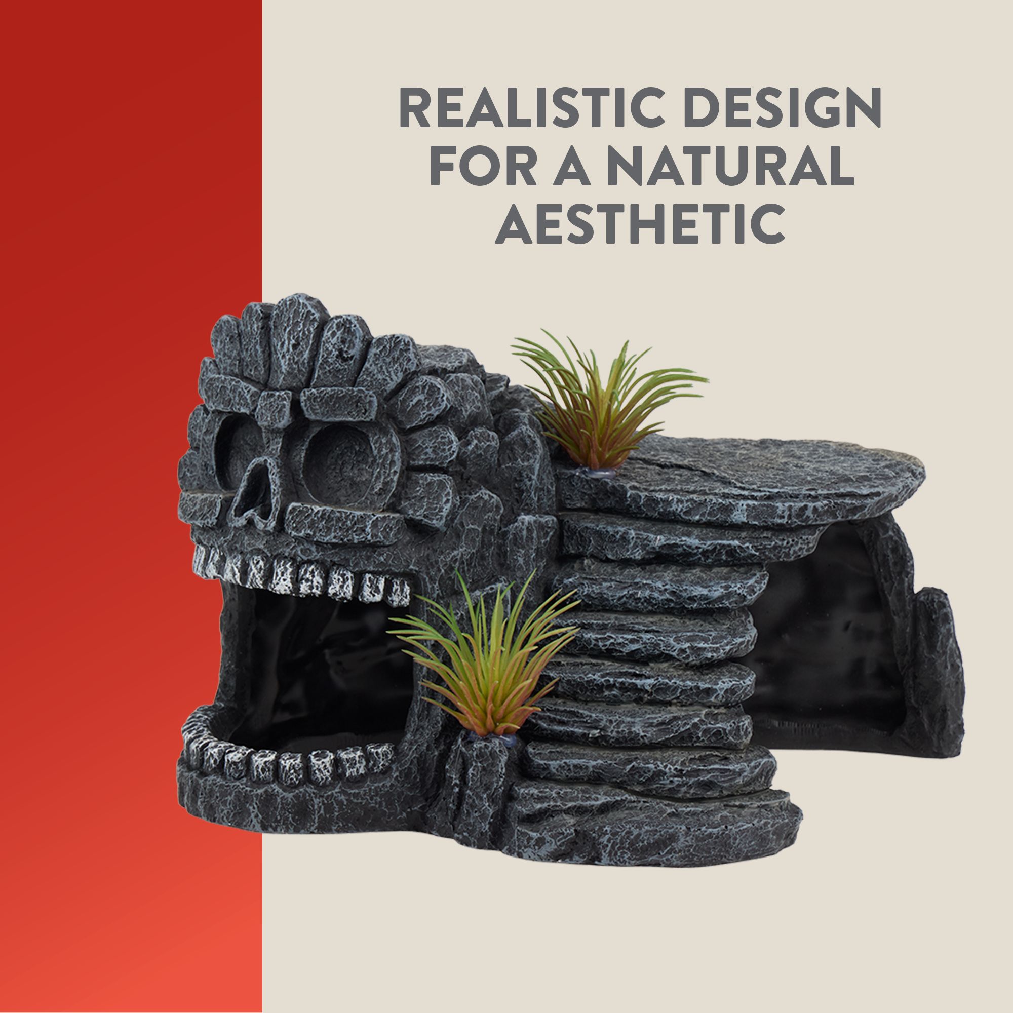 Thrive Skull Cave - Reptile Hide Decor - thumbnail 5