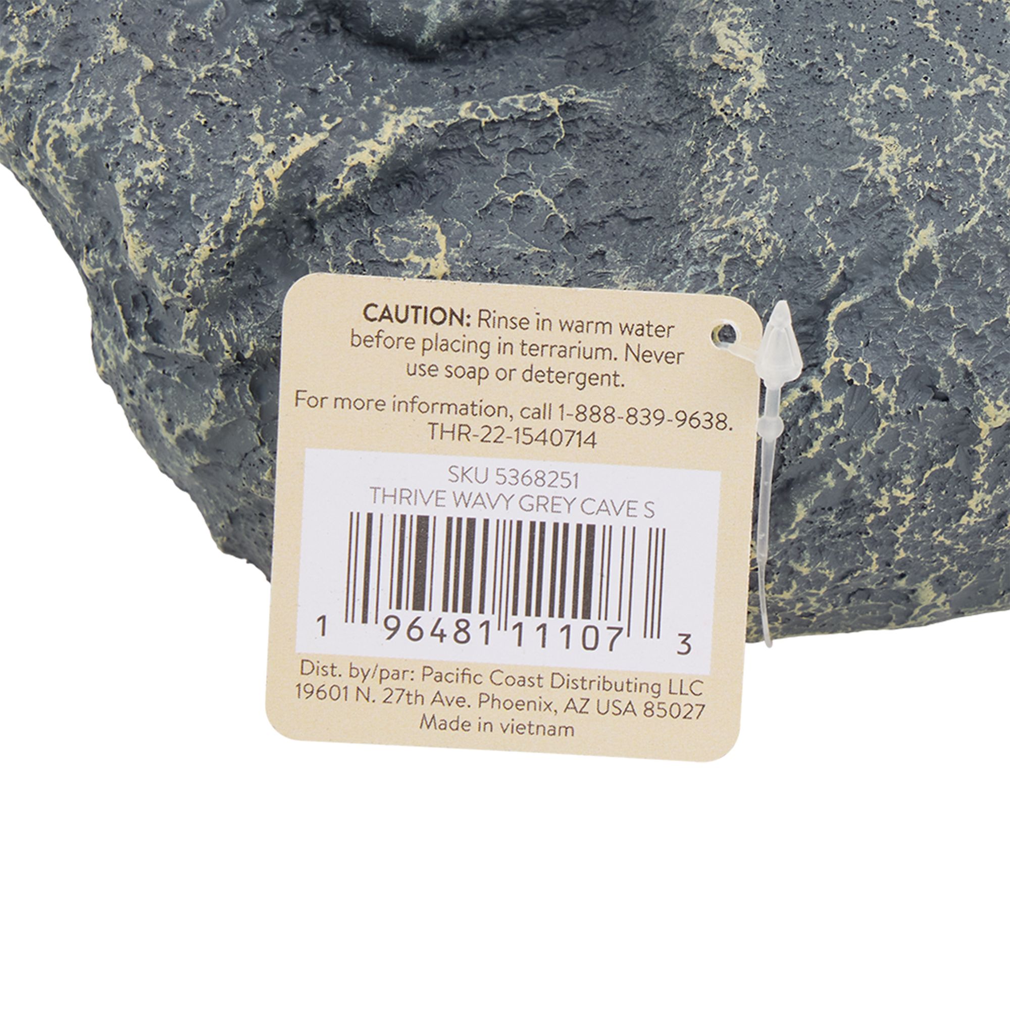 Thrive Wavy Stone Cave - Reptile Hide Decor - thumbnail 7
