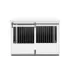 New Age Pet®® ECOFLEX® Barn Door End Table Dog Crate, Grey & White image thumbnail 1