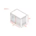 New Age Pet®® ECOFLEX® Barn Door End Table Dog Crate, Grey & White image thumbnail 7