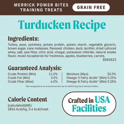 Product Merrick® Power Bites® Adult Dog Treats - Chicken, Corn Free, Gluten Free