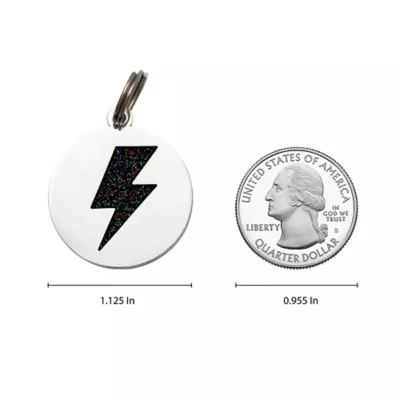 Product Two Tails Pet Company 'Lightning Bolt' Pet ID Tag