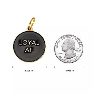 Product Two Tails Pet Company 'Loyal AF' Pet ID Tag