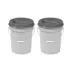 Mighty Tuff 5-Gallon Pet Food Storage Container Bucket w/Lid 2-Pack image thumbnail 1