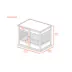 New Age Pet®® ECOFLEX® Horizon Pet Crate and End Table, Antique White image thumbnail 7
