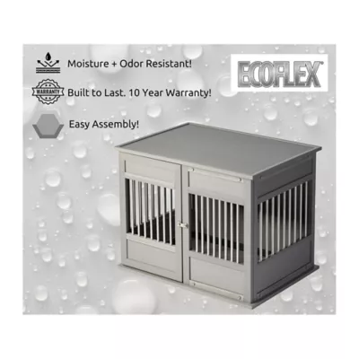 New Age Pet® ECOFLEX® Horizon Pet Crate and End Table, Antique White - Image 5