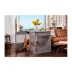 New Age Pet®® ECOFLEX® Horizon Pet Crate and End Table, Antique White image thumbnail 2