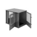 New Age Pet® ECOFLEX® Flexi Door Dog Crate & End Table, Black & White image thumbnail 3