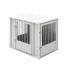New Age Pet® ECOFLEX® Flexi Door Dog Crate & End Table, Black & White image thumbnail 3