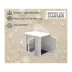 New Age Pet® ECOFLEX® Flexi Door Dog Crate & End Table, Black & White image thumbnail 5