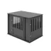 New Age Pet® ECOFLEX® Flexi Door Dog Crate & End Table, Black & White image thumbnail 4