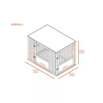 Product New Age Pet® ECOFLEX® Flexi Door Dog Crate