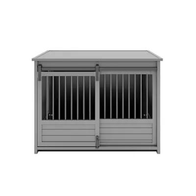 New Age Pet® ECOFLEX® Barn Door End Table Dog Crate - Image 1