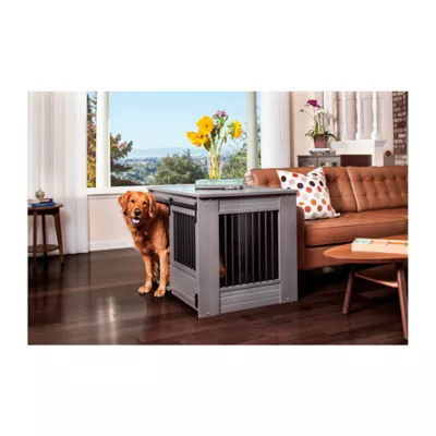 New Age Pet® ECOFLEX® Barn Door End Table Dog Crate - Image 2