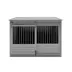 New Age Pet® ECOFLEX® Barn Door End Table Dog Crate, Grey & White image thumbnail 1
