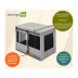 New Age Pet® ECOFLEX® Barn Door End Table Dog Crate, Grey & White image thumbnail 6