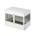 New Age Pet®® ECOFLEX® Horizon Pet Crate and End Table, Antique White image thumbnail 3