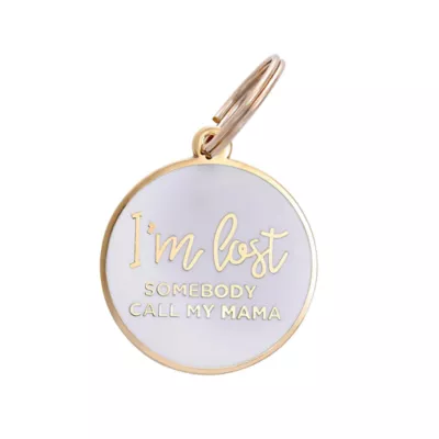 Two Tails Pet Company 'I'm Lost, Somebody Call My Mama' Pet ID Tag - Image 1
