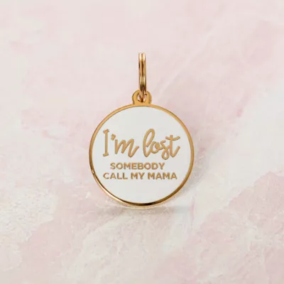 Two Tails Pet Company 'I'm Lost, Somebody Call My Mama' Pet ID Tag - Image 3
